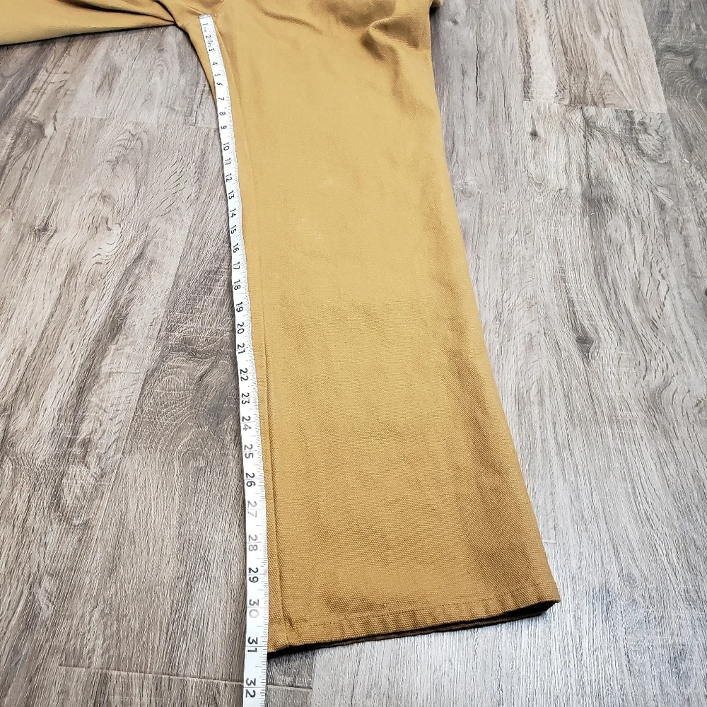 Elwood Men's 36 X 31 100% Cotton‎ Soft Canvas Camel Tan Khaki Dress Casual Pants